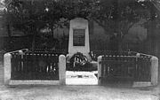 Das Kriegerdenkmal nach dem I. Weltkrieg